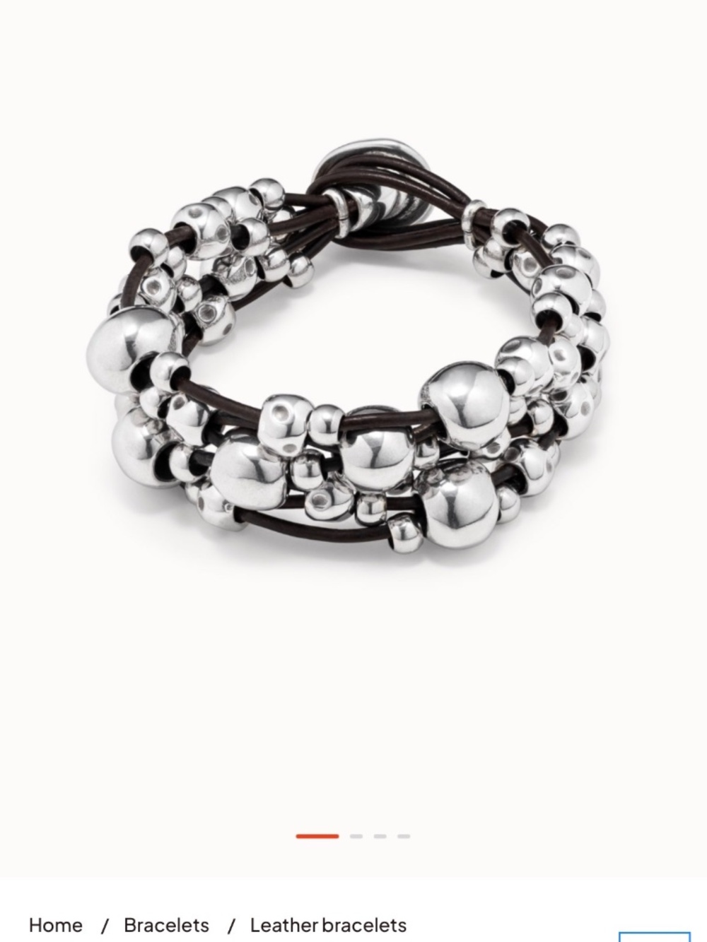 Uno de 50 “Crazy Goat” Multistrand beaded bracelet